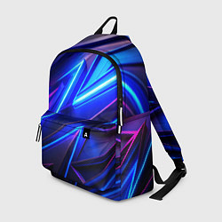 Рюкзак Яркие неоновые геометрические линии, цвет: 3D-принт