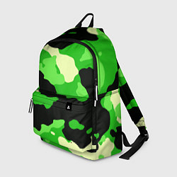 Рюкзак Зелёный камуфляж текстура, цвет: 3D-принт