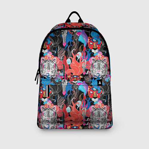 Рюкзак Орнамент диких кошек / 3D-принт – фото 3