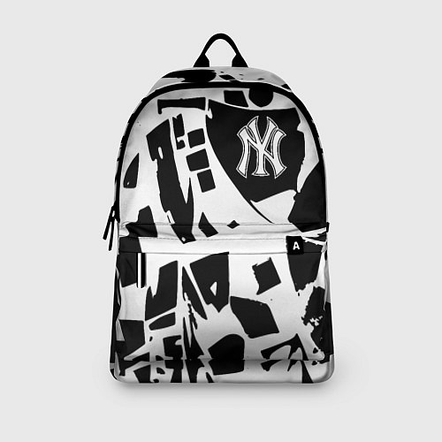 Рюкзак New York yankees - abstraction / 3D-принт – фото 3