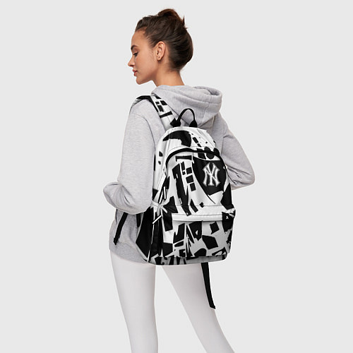 Рюкзак New York yankees - abstraction / 3D-принт – фото 6