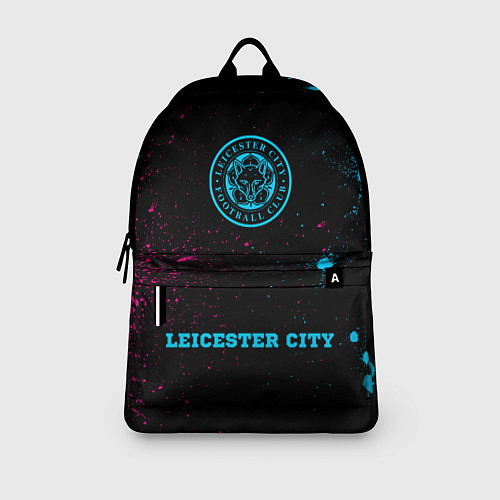 Рюкзак Leicester City - neon gradient по-центру / 3D-принт – фото 3