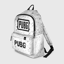 Рюкзак PUBG glitch на светлом фоне по-центру, цвет: 3D-принт