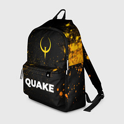 Рюкзак Quake - gold gradient по-центру, цвет: 3D-принт