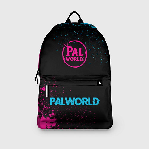 Рюкзак Palworld - neon gradient по-центру / 3D-принт – фото 3