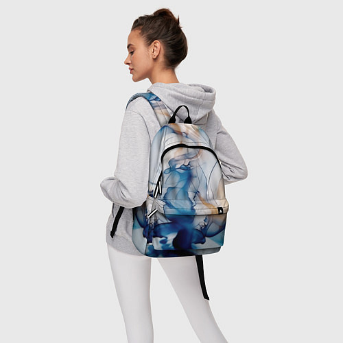 Рюкзак Синий батик / 3D-принт – фото 6
