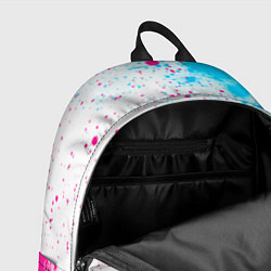 Рюкзак Volkswagen neon gradient style по-центру, цвет: 3D-принт — фото 2