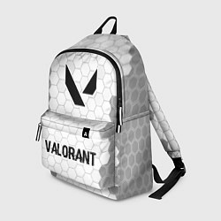 Рюкзак Valorant glitch на светлом фоне по-центру, цвет: 3D-принт