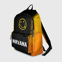 Рюкзак Nirvana - gold gradient по-центру, цвет: 3D-принт