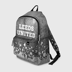 Рюкзак Leeds United - grey gradient посередине, цвет: 3D-принт