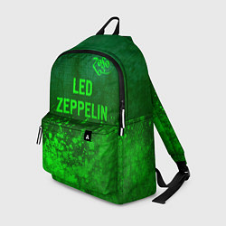 Рюкзак Led Zeppelin - green gradient посередине, цвет: 3D-принт