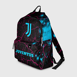 Рюкзак Juventus - neon gradient по-центру, цвет: 3D-принт