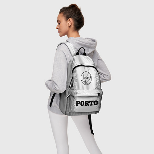 Рюкзак Porto sport на светлом фоне по-центру / 3D-принт – фото 6