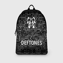 Рюкзак Deftones glitch на темном фоне по-центру, цвет: 3D-принт — фото 2