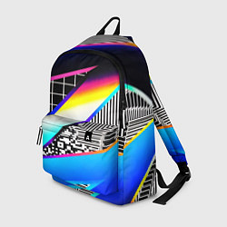 Рюкзак Neon stripes geometry, цвет: 3D-принт
