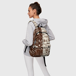 Рюкзак Lil peep retro pattern, цвет: 3D-принт — фото 2