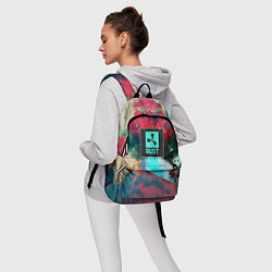 Рюкзак RUST geometry color, цвет: 3D-принт — фото 2