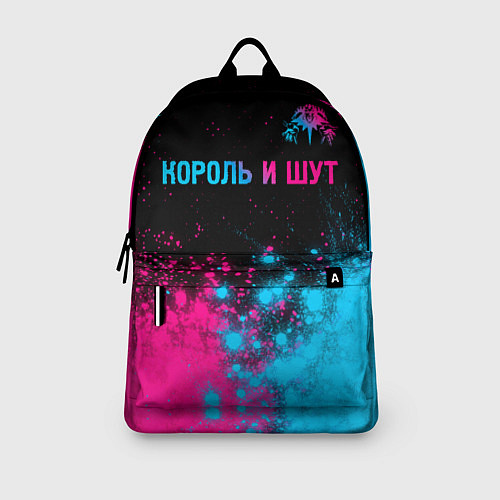 Рюкзак Король и Шут - neon gradient посередине / 3D-принт – фото 3