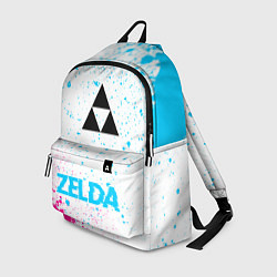 Рюкзак Zelda neon gradient style по-центру, цвет: 3D-принт