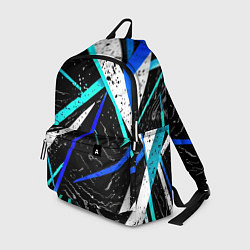 Рюкзак Разноцветные праздничные линии, цвет: 3D-принт