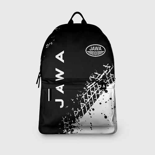 Рюкзак Jawa - следы от шин / 3D-принт – фото 3