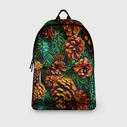 Рюкзак Елочные ветки с шишками, цвет: 3D-принт — фото 2