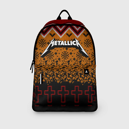 Рюкзак Metallica christmas ugly sweater / 3D-принт – фото 3