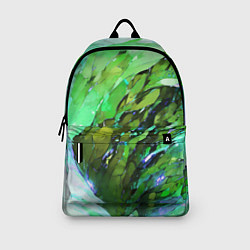 Рюкзак Зелёная абстракция, цвет: 3D-принт — фото 2