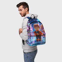 Рюкзак Roblox в неоновом городе, цвет: 3D-принт — фото 2