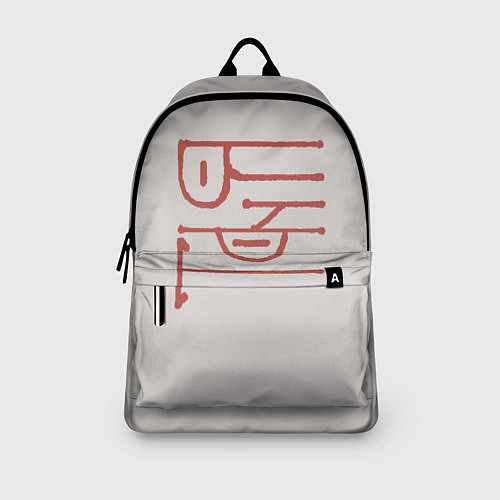 Рюкзак Таня - красная надпись / 3D-принт – фото 3