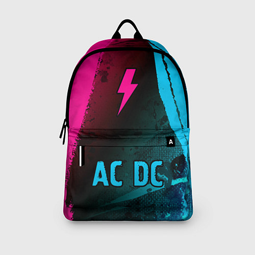 Рюкзак AC DC - neon gradient по-центру / 3D-принт – фото 3