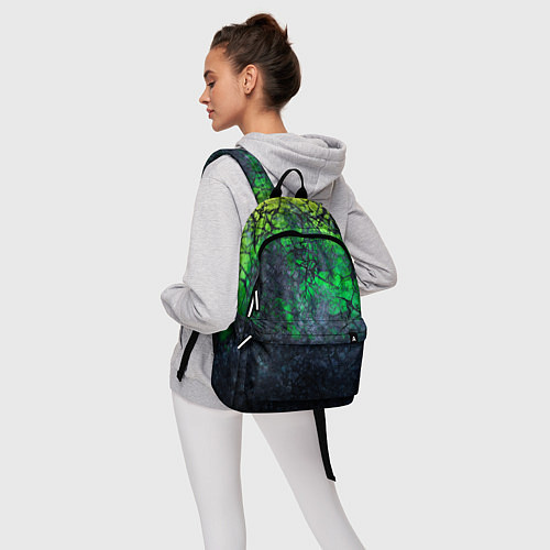 Рюкзак Абстракция - acid web / 3D-принт – фото 6