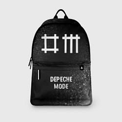 Рюкзак Depeche Mode glitch на темном фоне по-центру, цвет: 3D-принт — фото 2