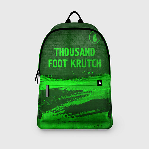 Рюкзак Thousand Foot Krutch - green gradient посередине / 3D-принт – фото 3