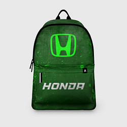 Рюкзак Honda - green gradient по-центру, цвет: 3D-принт — фото 2