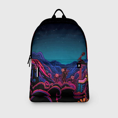 Рюкзак Psychedelic music art / 3D-принт – фото 3