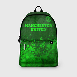 Рюкзак Manchester United - green gradient посередине, цвет: 3D-принт — фото 2