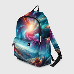 Рюкзак Fantastic neon space landscape - ai art fantasy, цвет: 3D-принт