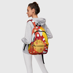 Рюкзак Теплая африканская абстракция, цвет: 3D-принт — фото 2