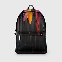 Рюкзак Разноцветная рельефная краска текстура, цвет: 3D-принт — фото 2