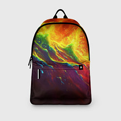 Рюкзак Абстрактные волны с огнем, цвет: 3D-принт — фото 2