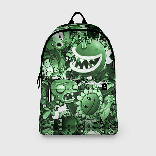 Рюкзак Растения против зомби в зеленом цвете / 3D-принт – фото 3