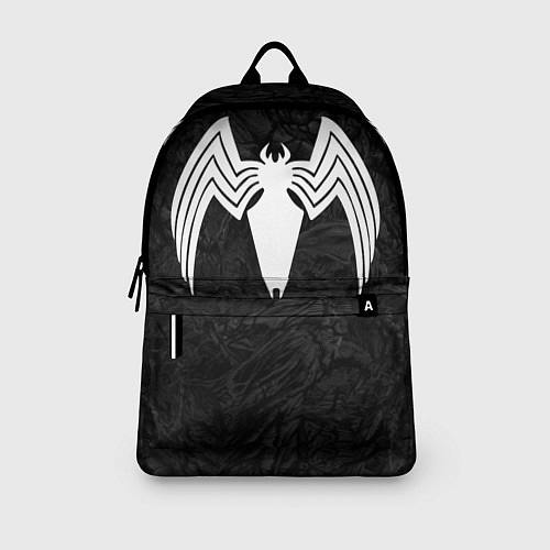 Рюкзак Знак венома с текстурой симбиота / 3D-принт – фото 3