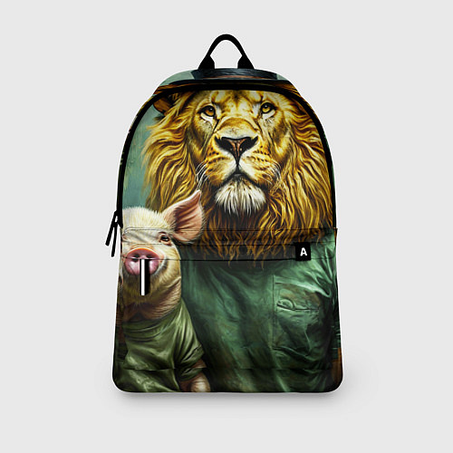 Рюкзак Лев со свиньей / 3D-принт – фото 3