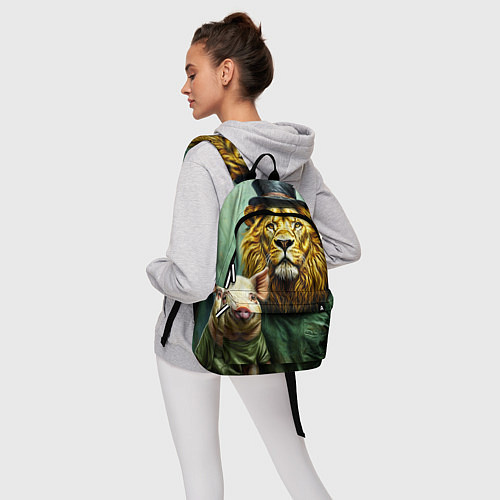 Рюкзак Лев со свиньей / 3D-принт – фото 6