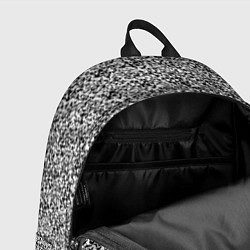 Рюкзак Чёрно-белый текстурный, цвет: 3D-принт — фото 2