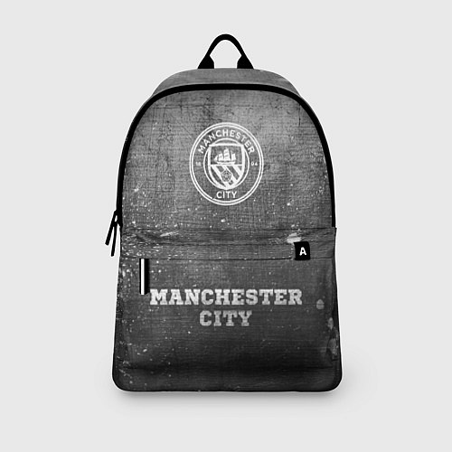 Рюкзак Manchester City - grey gradient по-центру / 3D-принт – фото 3