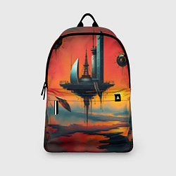 Рюкзак Абстракция в стиле сюрреализма, цвет: 3D-принт — фото 2