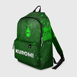 Рюкзак Kuromi - green gradient по-центру, цвет: 3D-принт