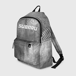 Рюкзак Subaru - grey gradient посередине, цвет: 3D-принт